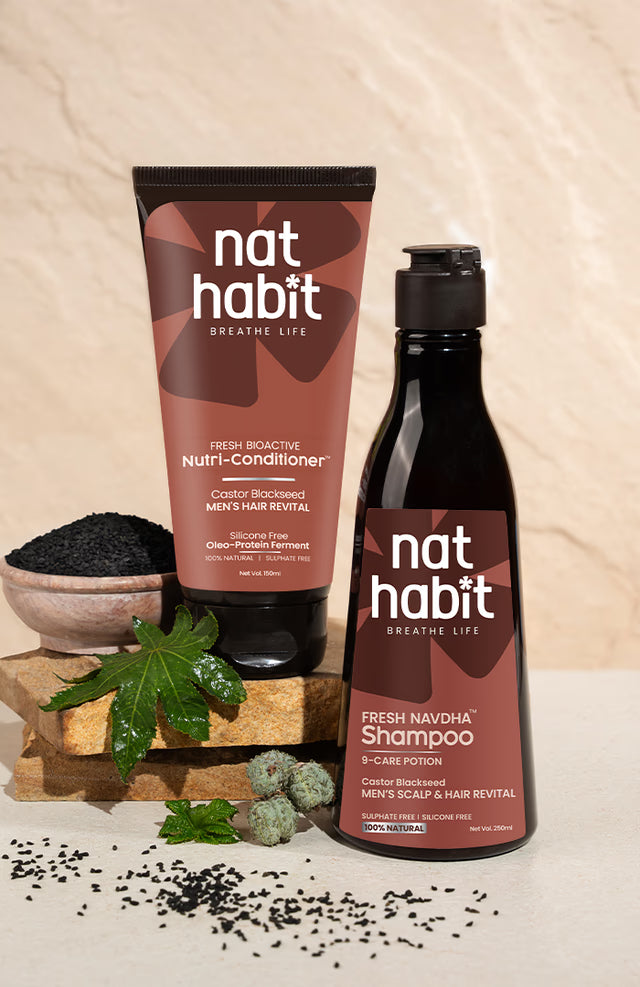 Castor Blackseed Navdha Shampoo & Nutri-Conditioner