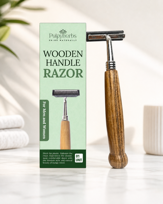 Bamboo Triple Blade Tilting Head Razor