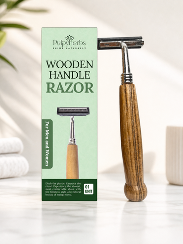 Bamboo Triple Blade Tilting Head Razor