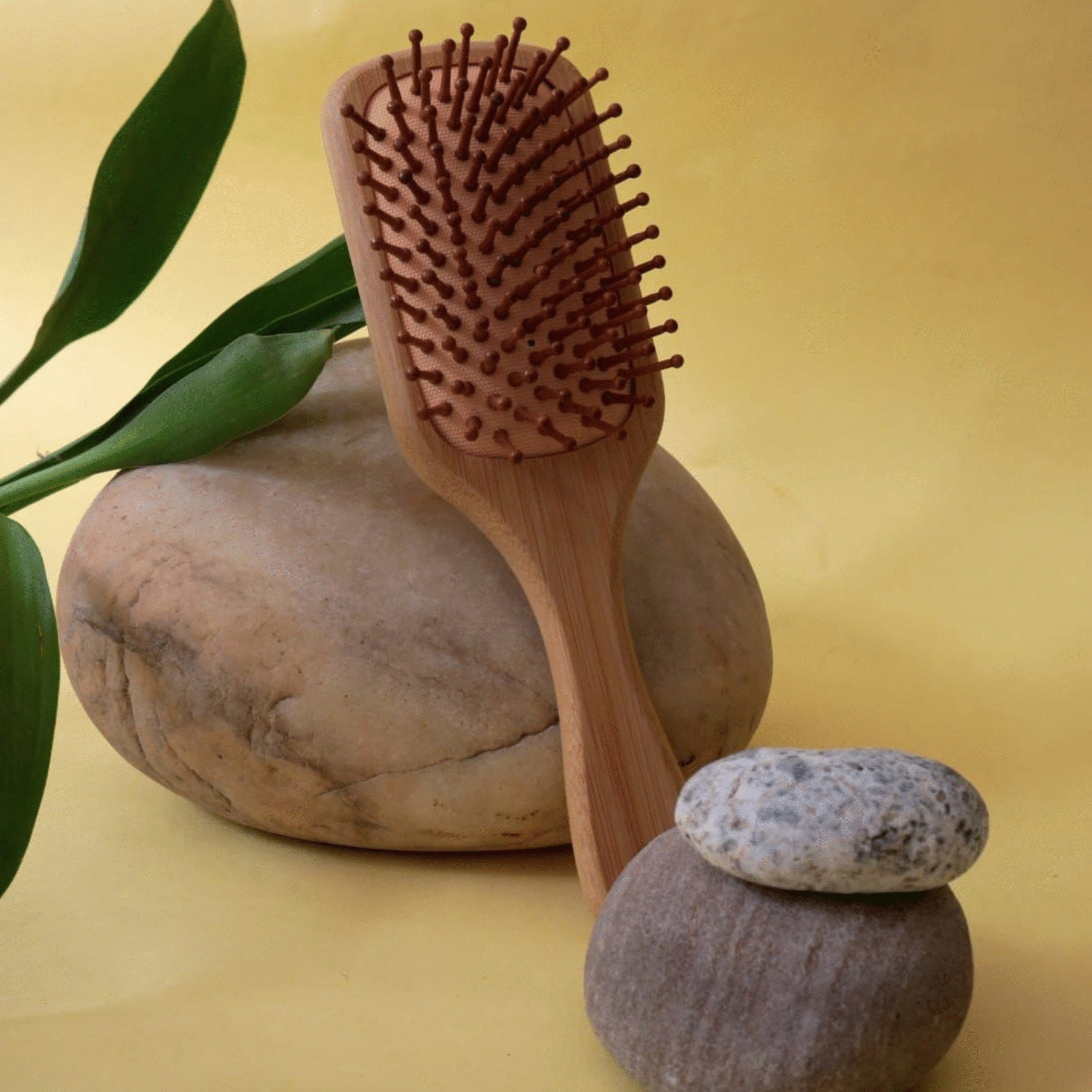 Bamboo hair brush