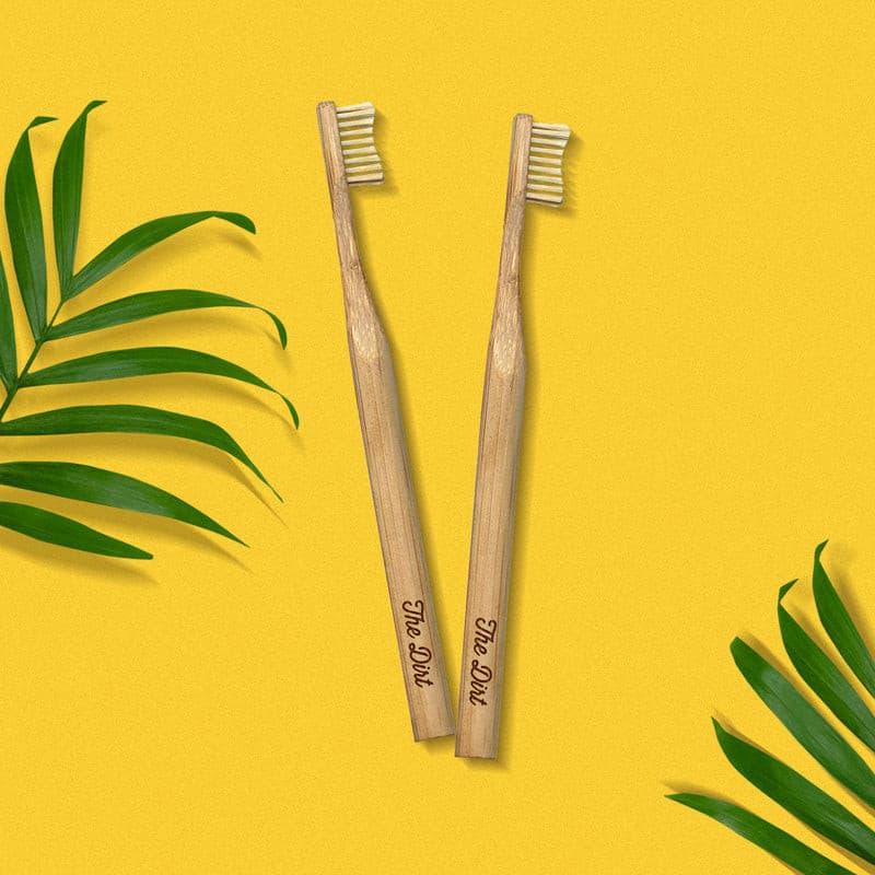 Bamboo Toothbrush with Charcoal Infused Bristles - Oral Care